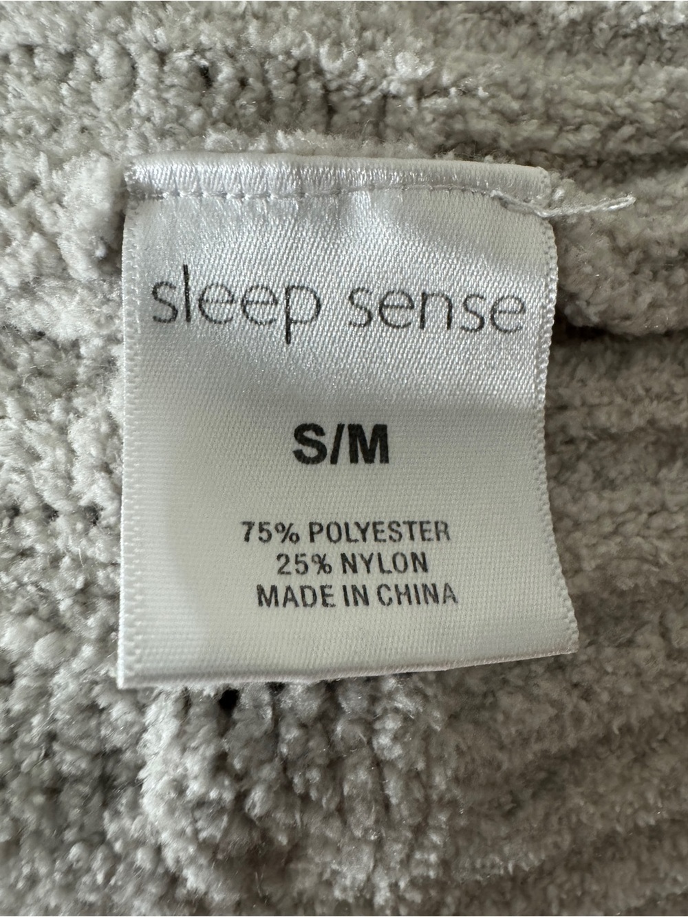 Stay Cozy Sleep Sense Chunky Cable Knit Open Front Cardigan - Light Heather Gray - Picture 6 of 7